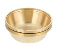 NUOBESTY Pure Copper Buddhist Offering Bowl Large Water Sacrifice Vessel for Home and Temple Worship Traditional Tibetan Ritual Supply for Meditation and Sacred Devotion