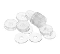 NUOBESTY Pvc Flat Washer Gasket Set 3/4 Inch Diameter, 1mm Thickness 100pcs round Shape for Stable Installation and Glass Protection for Shower Door Repair and Towel Bar Replacement