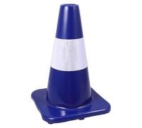 NUOBESTY Pvc Traffic Safety Cones with Reflective Collar, 30cm Red Road Guide Cones for Parking and Roadside Warning, Lightweight 0.58kg Plastic Safety Barrier for Industrial Use