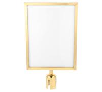 NUOBESTY Queue Barrier Sign Holder Portrait Frame with Cover A3 Vertical Double-Sided for Event Management and Airport Queue Control