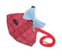 NUOBESTY Rabbit Gentleman Suit Small Rabbit Harness Leash Set Adjustable Bunny Harness and Leash for Pet Clothes Walking Rope for Walks Parties and Holiday Celebrations