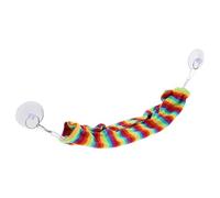 NUOBESTY Rainbow Reptile Hanging Hammock for Lizards Snakes Small Cage Swing Bed for Active Exercise and Rest Easy to Fix and Remove Pet Sleeping Nest