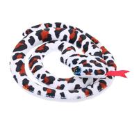 NUOBESTY Realistic Plush Snake Cat with Catnip Chew for Indoor Cats and Kittens Leopard Print Interactive Pet and Teeth Cleaning