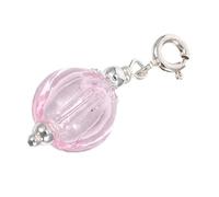 NUOBESTY Refillable Glass Essential Oil Bottle Pendant with Keychain Durable Impact Resistant Decorative Wish Bottle Charm for Travel Wedding Party Favors Aromatic Storage