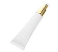 NUOBESTY Refillable Pump Dispenser Bottle with Golden Colour 35g Plastic Lotion Bottle Prevents Waste for Storing Lotions and Creams for Travel and Business Trips