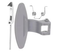 NUOBESTY Replacement Metal Washing Machine Door Handle for Drum Washer Drum Washer Handle Kit with 4pcs Door Lock Latches