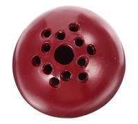 NUOBESTY Resin Multi-Hole Flower Vase Small Red Centerpiece Vase Unique Floral Arrangement Pot for Home Décor and Table Display