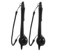 NUOBESTY Resistive Touchscreen Stylus Pens Hard Abs Tip 2pcs Includes Silicone Holder with Adhesive with Spring Rope for Scratch-free Writing and for Gaming Devices