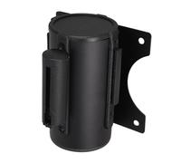 NUOBESTY Retractable Black Plastic Isolation Belt Barrier Head for Crowd Control, Easy Installation and Breakage Prevention, for Shop Entrances and Malls Safety Management