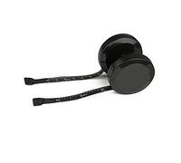 NUOBESTY Retractable Mini Round Tape Measure for Body and Garment Measuring 150cm/60in Dual Sided Ergonomic Button Black Sewing Tool