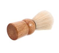 NUOBESTY Retro Beard Foaming Brush Shaving Brush Compact Even Foam Distribution Wooden Handle Boar Bristles Male Shaving Beard Grooming Home Use