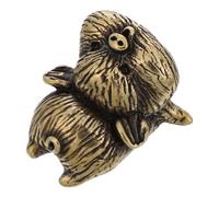 NUOBESTY Retro Brass Door Handle Pull with Whimsical Pig Motif Decorative Vintage Style Suitable for Furniture and Bedroom Doors Elevates Decor