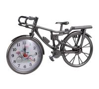 NUOBESTY Retro Decorative Bike Desk Clock Model, Table Alarm Clock for Bedroom and Office, Creative Bicycle Ornament without Battery, ’s Birthday, Random Pattern
