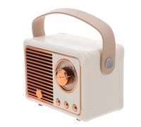 NUOBESTY Retro Mini Wireless Speaker Portable Subwoofer with USB Aux Support Compact Travel Music Player for Camping Hiking Parties Vintage Style Ultraportable Sound System