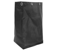 NUOBESTY Reusable Janitorial Cleaning Bag with Strong Canvas Material and Hook Fasteners for Waste Management and Supplies Storage on Housekeeping Carts