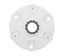 NUOBESTY Rotor Hub Assembly Washing Machine Parts Washer Pump Wash Machine Part Laundry Drain Pulp Motor Connection Dryer Machine Motor Washer Support Bracket White