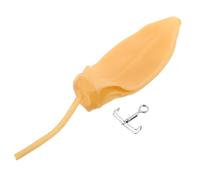 NUOBESTY Rubber Laboratory Balloon Bladder Beige Latex Gas Sampling Ball with Clip Resistance to Breakage Exceptional Elasticity Suitable for Professional Scenarios Chemical Sampling