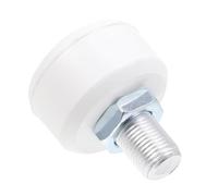 NUOBESTY Rubber Roller Skate Stopper for Double Row Roller Skates with Large Braking Area and Easy to Use Design White Rubber Toe Stop Suitable for Inline