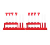 NUOBESTY s Science Experiment Test Tubes Kit 12 Reusable 15x100mm Test Tubes 12 Random Color Caps Educational Chemistry Sample Containers for Science Learning Random Color