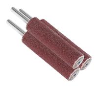 NUOBESTY Sanding Drum Kit 3Pcs 80 Grit with 6Mm Shank for Metal Wood and Plastic Polishing Rotary Tool Accessories for Drill Press and Model Making