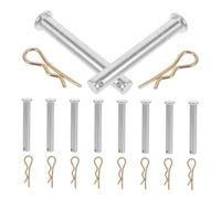 NUOBESTY Scaffolding Coupling Pin and Cotter Pin with Hole 11mm Diameter X 70mm Length for Scaffold Tower Accessories 10pcs Set for Construction Use