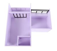 NUOBESTY Scale Architectural Model Kit DIY Miniature House for Crafting Enthusiasts Unfinished Sectional Apartment Layouts for Visualization Educational Tool Easy Assembly