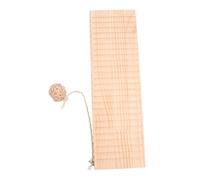 NUOBESTY Seesaw title for Wooden, Safe Resistant and Hamster Pets Please help to split this Balance Training me in Play and Boredom Relief Your Pet's Home