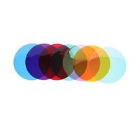 NUOBESTY Self Adhesive Gel Light Filter Sheets Colour Correction for 8pcs 10cm Pet Films Lighting Enhancement Bedrooms and Living Rooms