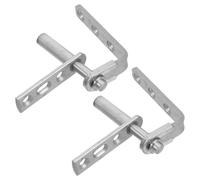 NUOBESTY Self-Closing Stainless Steel Pivot Hinges for Interior Wood Doors Hidden Double Swing Door Hardware Suitable Over 16mm Thickness 1 Pair