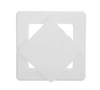 NUOBESTY Self Stick Square Access Ceiling Cover Plate 7 X 7 Inch White Abs Plastic with Simple Installation Versatile Access for DIY Renovation Projects