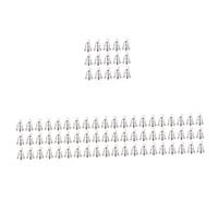 NUOBESTY Sets Rustic Christmas Bells Bell Ornaments for Tree Vintage Charms Diy Craft Holiday Home Decor Pcs