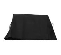 NUOBESTY Sewing Machine Dust Cover with Storage Pockets, Protective Small Black Case for Household Sewing Tools, Foldable Organizer Bag Suitable for Standard Machines