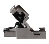 NUOBESTY Shielded Rj45 Cat 6a Ethernet Connector Pass through Modular Plug with Zinc Alloy and Abs Material, Bend-resistant Replacement Network Cable Connector for Reliable Data