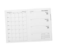NUOBESTY Shimmering Monthly Organizer for Professionals Students Entrepreneurs Daily Planner with Reliable Writing Surface