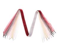 NUOBESTY Shoe Laces Comfortable to Touch with Classic All-match Design 5pcs Chiffon Ribbon Shoelaces Stylish and Elegant Decorative Shoe Strings for Sneakers for Casual or Sport
