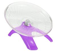 NUOBESTY Silent Hamster Wheel Interactive Fun and Entertainment for Small Pets and Mice, Plastic Exercise Wheel Quiet Running Pet Supply for Cages for Gerbils and Chinchillas
