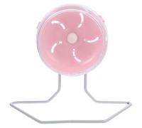 NUOBESTY Silent Hamster Wheel with Stand 12Cm for Small Animals Exercise, Large Quiet Running Wheel for Hamsters, Chinchillas, Rats, and Hedgehogs