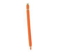 NUOBESTY Silicone Carrot Pencil Cover Protective Case Compatible for Apple Pencil Gen Tips for Drawing and Writing