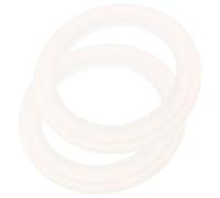 NUOBESTY Silicone Coffee Machine Seal Gasket Wear Resistant and Easy to Clean 2pcs Replacement Coffee Machine Sealing Ring for Espresso Maker