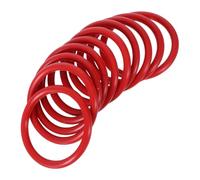 NUOBESTY Silicone Seal O Ring Gasket Heat Resistant Material Red 10pcs and Wide Compatibility for Espresso Machine Replacement Parts for Coffee Makers