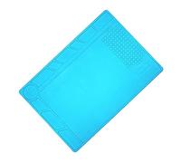 NUOBESTY Silicone Trivet Mat for Mobile Phone Insulation Working Mat Blue