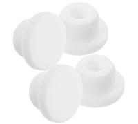 NUOBESTY Silicone Water Flosser Tank Stopper Replacement Sealing Caps 4pcs with Leakproof Seal Inner Diameter 16mm Fits Multiple Water Flosser Models, for Home and Office Use