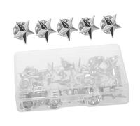 NUOBESTY Silver Star Lapel Pin with Secure Butterfly Clutch Lightweight Patriotic Brooch for Mens Suits Shirts Hats Backpacks Star Party Decoration for Fourth of July and Memorial Day