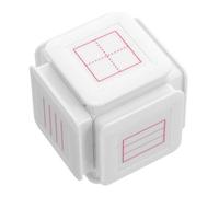 NUOBESTY Six-Sided Handwriting Practice Stamp with Self-Inking Function for Preschool and Elementary Teaching Tools Early Education Supplies for Classroom Writing Alignment and Student