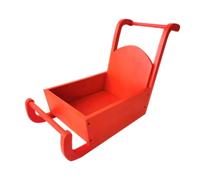 NUOBESTY Sleigh Props for Newborn Photography Christmas Basket Prop for Photo Shoot Xmas Sled for Unique Photo for Holiday-themed Booth