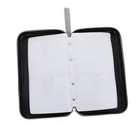 NUOBESTY Slot Cd Storage Case Hardshell Protective DVD Pouch Capacity Disc Storage Bag for Home Office Media Organization