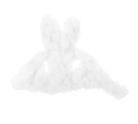 NUOBESTY Small Pet Warm Hat Plush Rabbit Ear Cap Soft Brown Headwear for Guinea Pig Kitten Hamster Cozy Winter Accessory