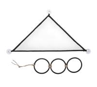 NUOBESTY Snake Enrichment Set with Breathable Mesh Hammock and Climbing Rings for Lizards and Geckos, Bite Resistant Plastic and Nylon Material, Easy Installation for Enclosure and Outdoor