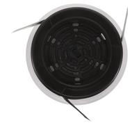 NUOBESTY Soffit Precise Volume Adjustment, Minimizes Turbulence Vent Wall Mount with Circular Air Outlet, Abs Material Modern Design with Hidden Narrow Edge, for Office and Bathroom