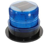 NUOBESTY Solar Powered Blue Strobe Light for Vehicle Roof with Magnetic Base, Abs and Metal Material, Brighter more Effective Warning Light with Wide-angle Visibility for Fire Engines